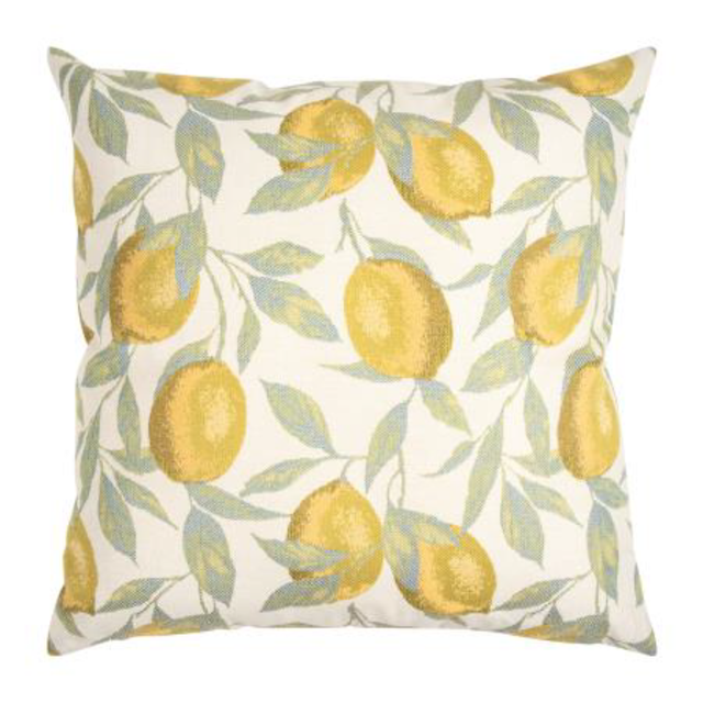 Kissenhülle FRUITS yellow Zitrone 