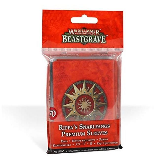 Games Workshop Warhammer - Underworlds Beastgrave: Rippa's Snarlfangs Premium Sleeves