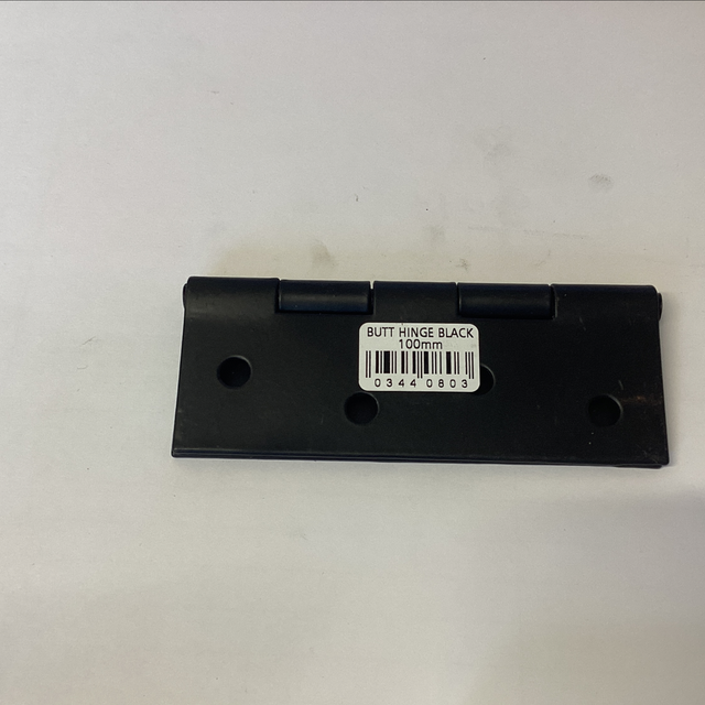 Blk butt hinge 100mm 0344080