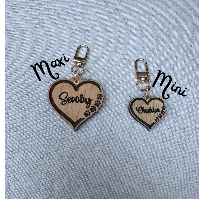 Médaille en forme de cœur personnalisée pour la Saint-Valentin