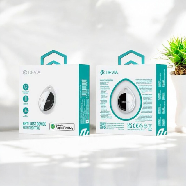 Localisateur d'objet Anti-perte - Fonctionne avec Apple Find My (Devia)