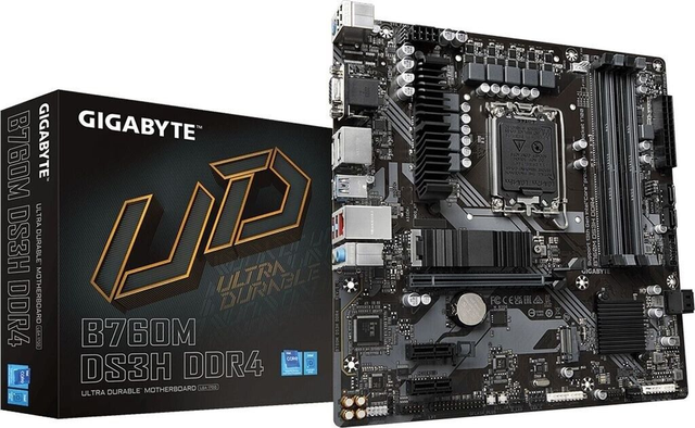 02.2.0066 – Scheda Madre Gigabyte B760M DS3H DDR4 – Micro‑ATX business/gaming per Intel 12ª/13ª/14ª Gen