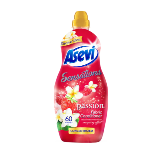 Asevi Concentrated Fabric Softener Sensations Strawberry Passion 60 Wash 