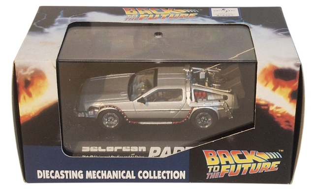 DMC Delorean time machine set