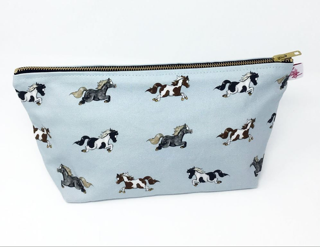 Pony Pattern Wash Bag/Pencil Case