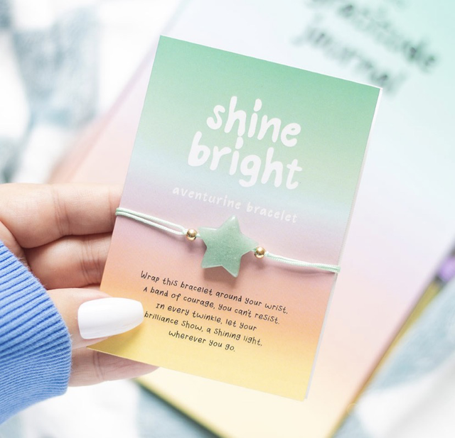 Green Aventurine Crystal Star Bracelet