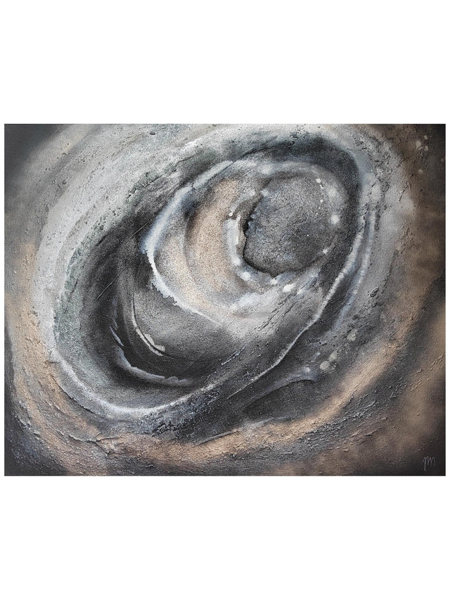 &quot;Echoes in silence&quot; - 81 x 65 cm