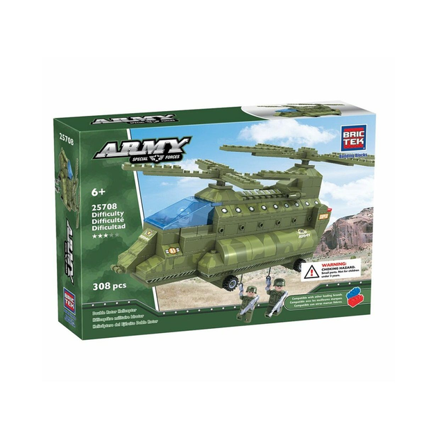 Brictek - Army Double Rotor Helicopter / 308 Pcs