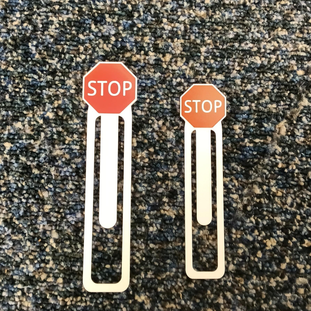 Bookmark, Stop Sign