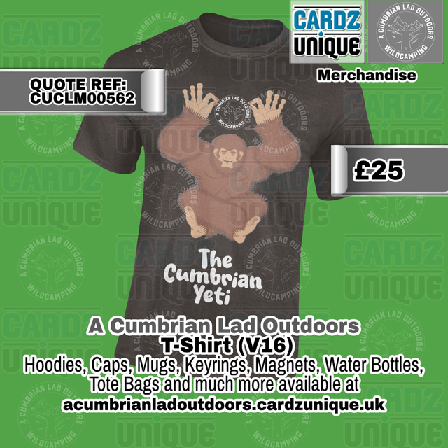 A Cumbrian Lad Outdoors (Logo T-Shirt V16)