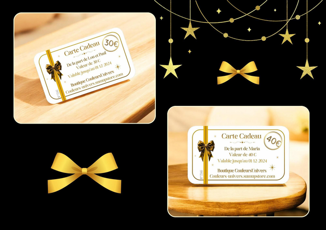 A offrir pour faire plaisir ! Carte Cadeau