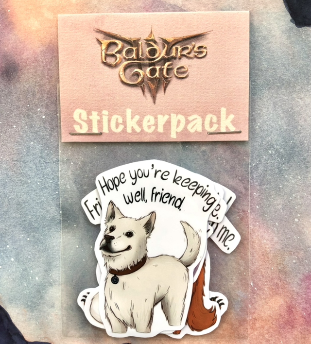 Baldur’s Gate 3 - Speak With Animals Sticker Pack-SP1