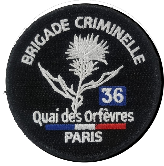 Ecusson Brodé "Quai des Orfèvres"