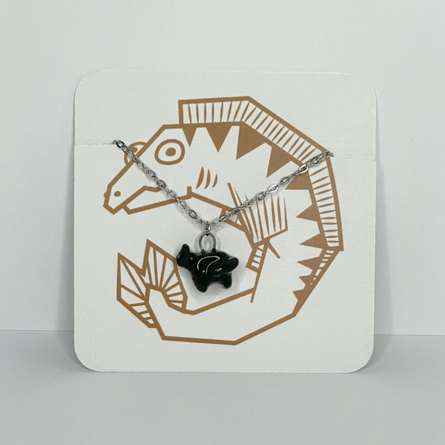 Necklace Black Cat