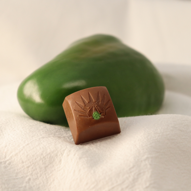 Création originale - Chocolat Chile Poblano (piment doux du Mexique)