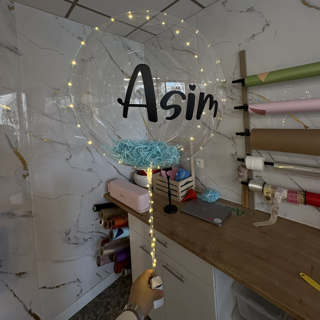 Ballon bobo personalisable, avec led 