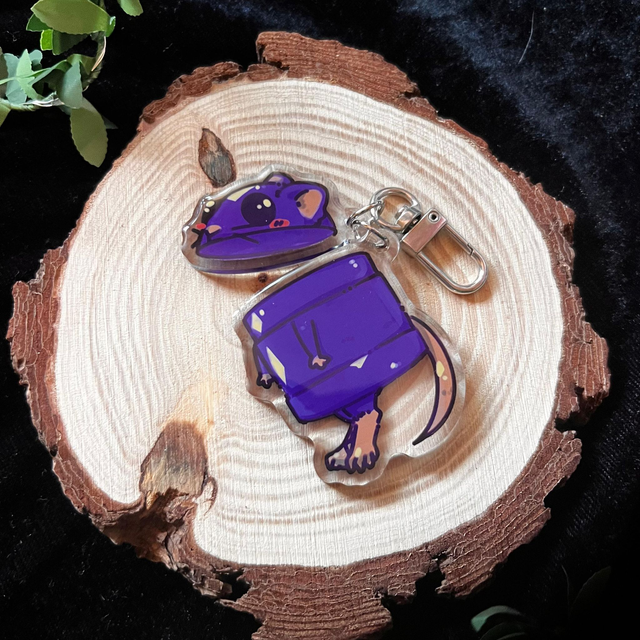 Llavero REPO Rats // azul - acrílico de dos piezas