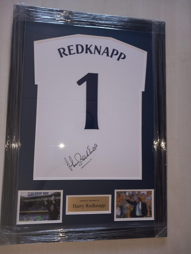 Gesigneerd Harry Redknapp Shirt (Wit)