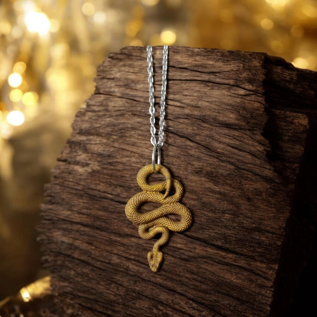 Collier Shakti ( doré pailleté)