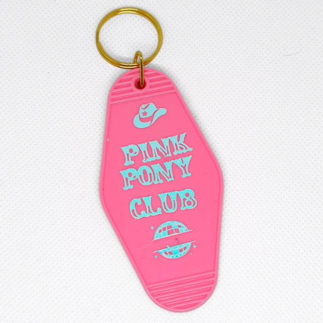 Pink Pony Club Motel Keyring