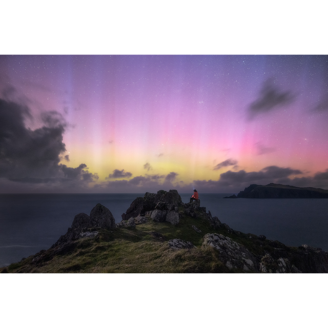 Clogher Head with Aurora