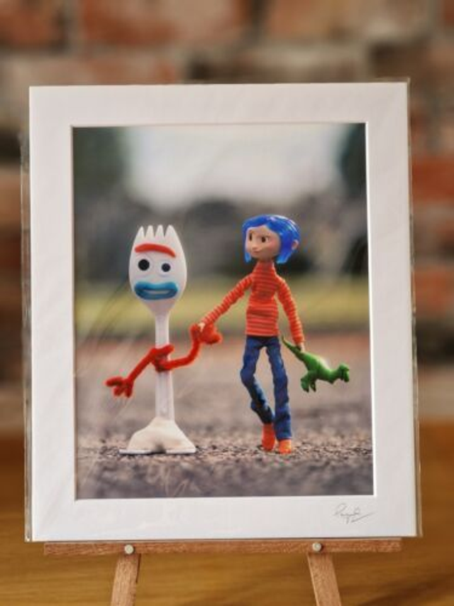 Coraline and Forky
