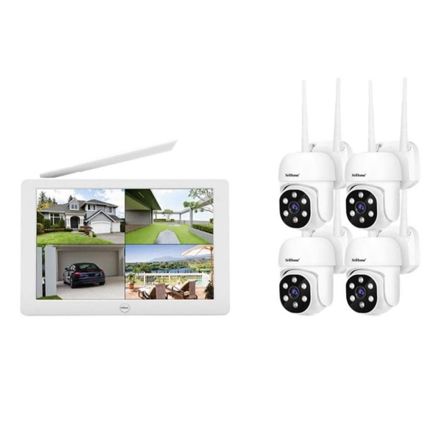 Kit de Videovigilancia Grabador Sricam NVS009 + 4 cámaras IPC030