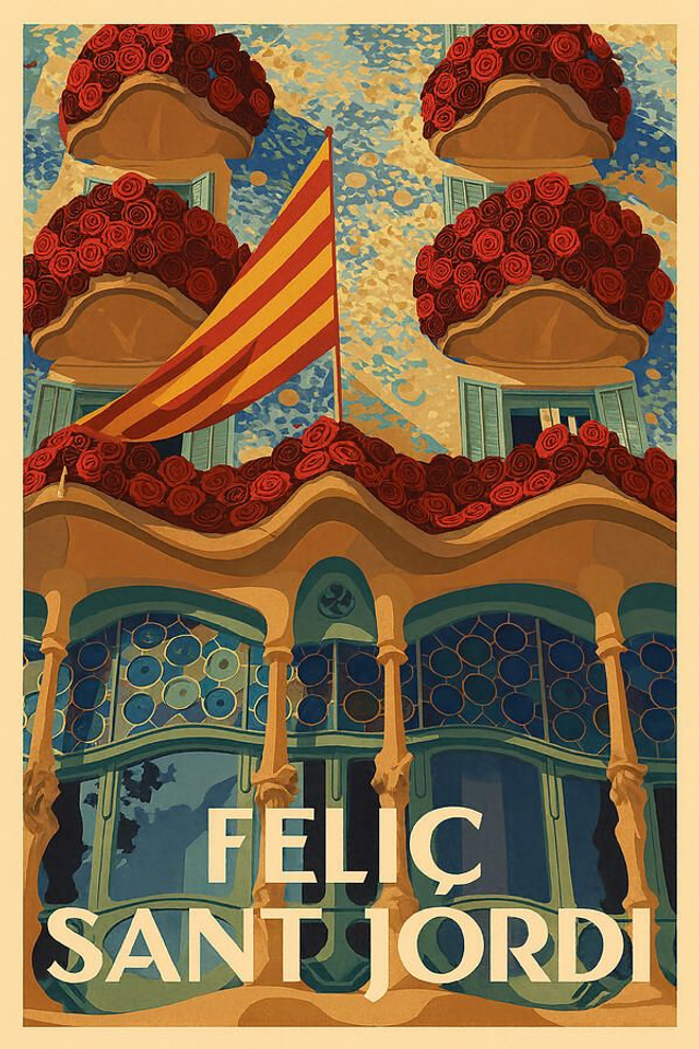 Casa Batlló Rosas de Sant Jordi Arte de Viaje Modernista de Barcelona