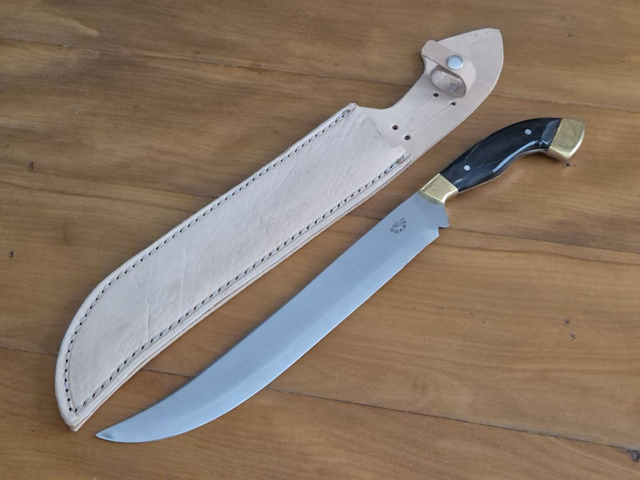 Faca Turca Patriarca Gaúcha Artesanal 11 Pol Inox Chifre