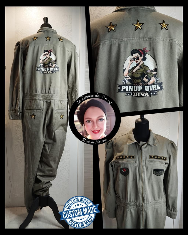 Combi-pantalon Pin-up Girl Diva T44/46