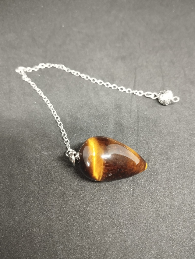 Pendule en oeil de tigre