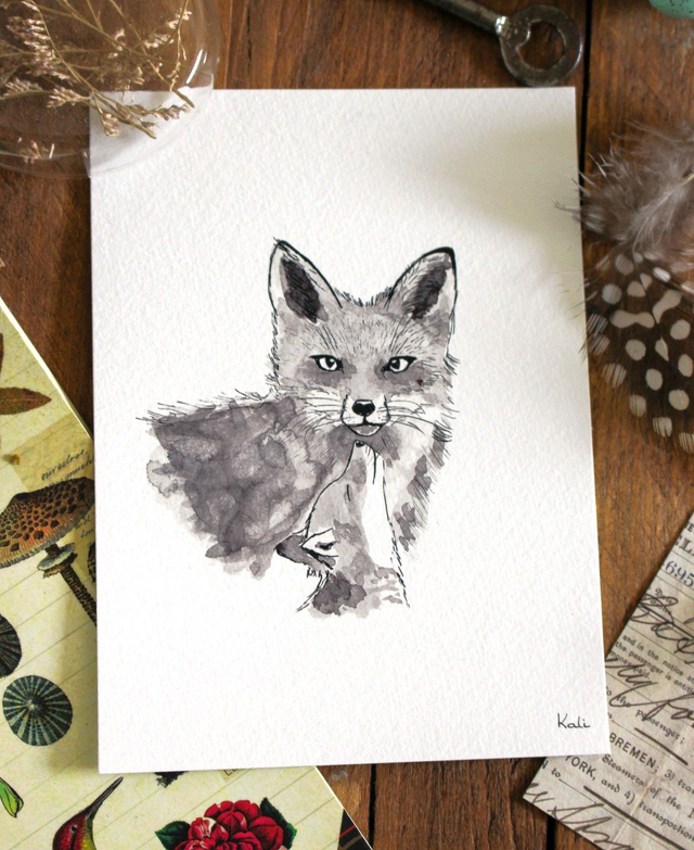 Regard - carte postale