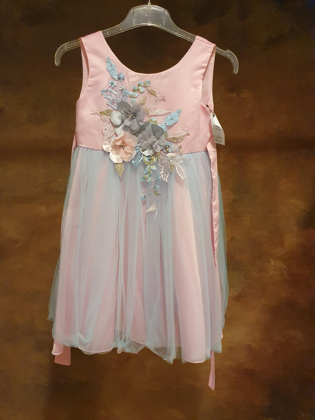 Prinzessin Kleid 5-6 Jahre rosa blau
