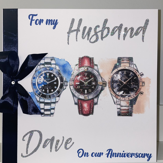 Glitter Birthday Card 8x8" 