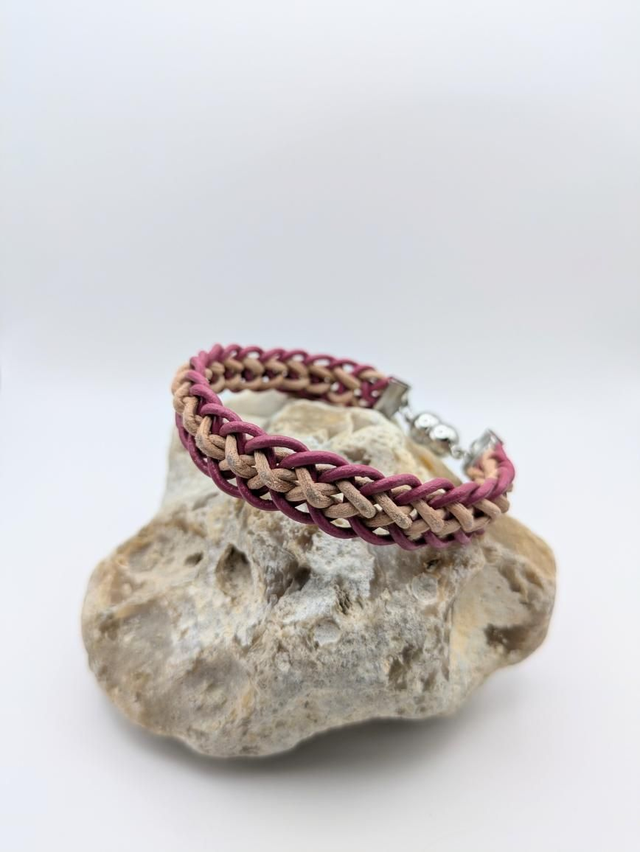 Slim Flat Braid Kumihimo Bracelet (5)