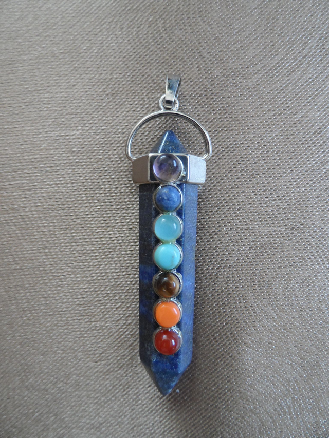 Pendentif Chakras Lapis-Lazuli