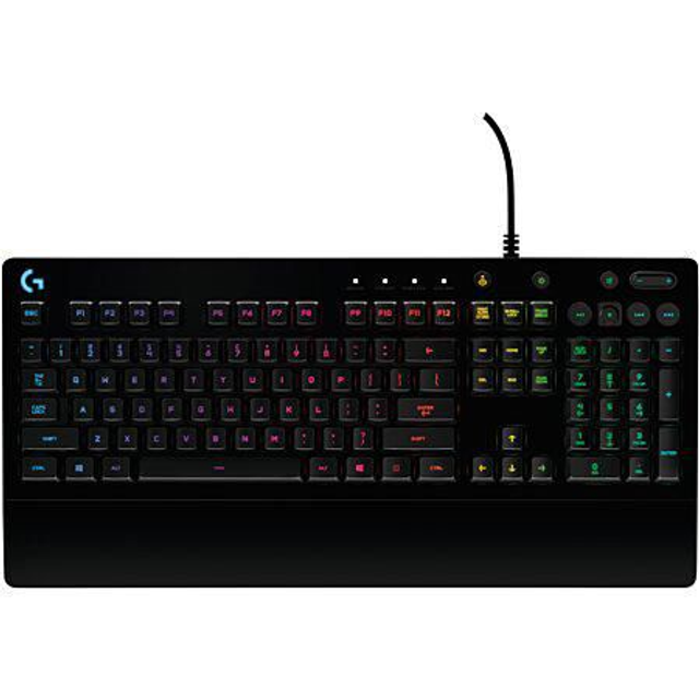 Logitech G G213 Prodigy clavier USB QWERTZ Allemand Noir