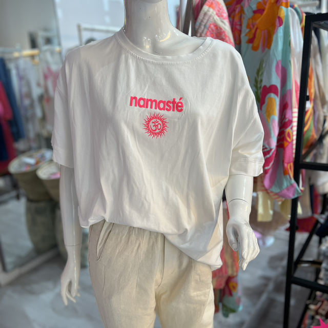 Namaste T Shirt One Size