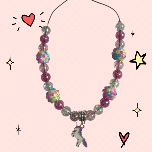 Elastische Kette Einhorn