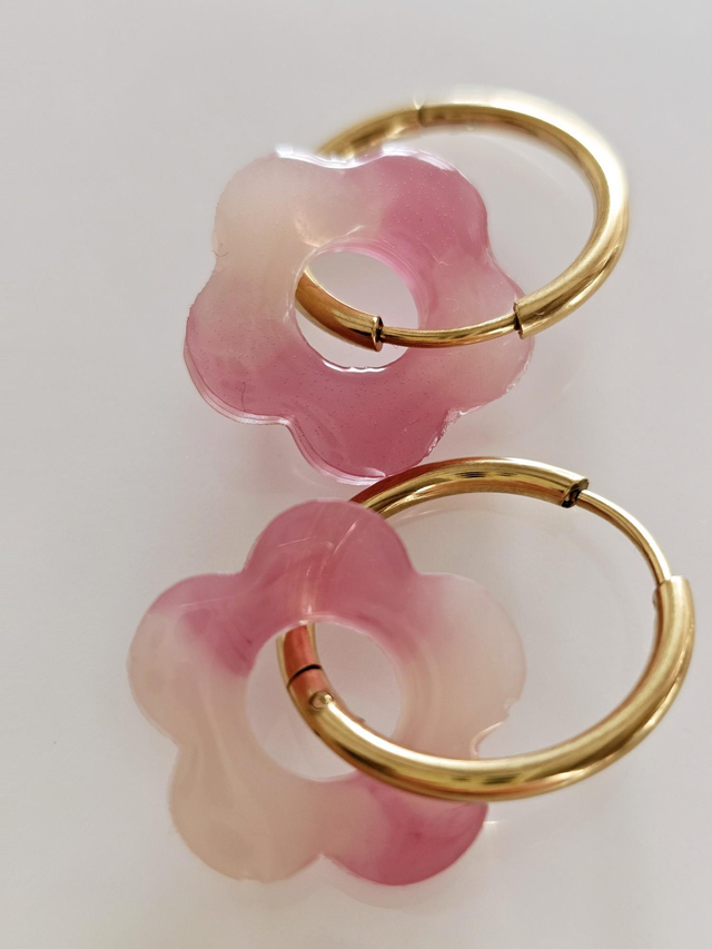 CREOLES EDEN MARBRE ROSE & NUDE