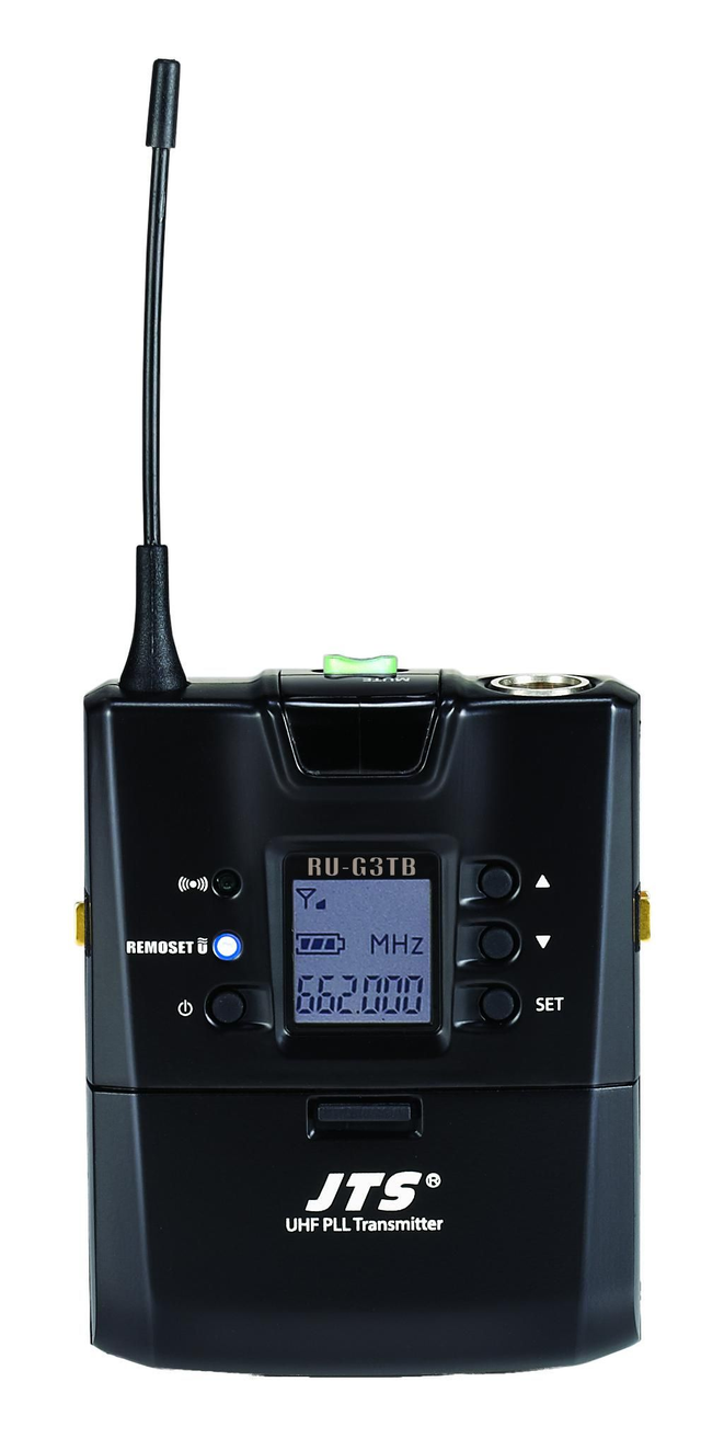 JTS Set micro-serre-nuque sans fil RU-901G3/RU-G3TB+CM-214U