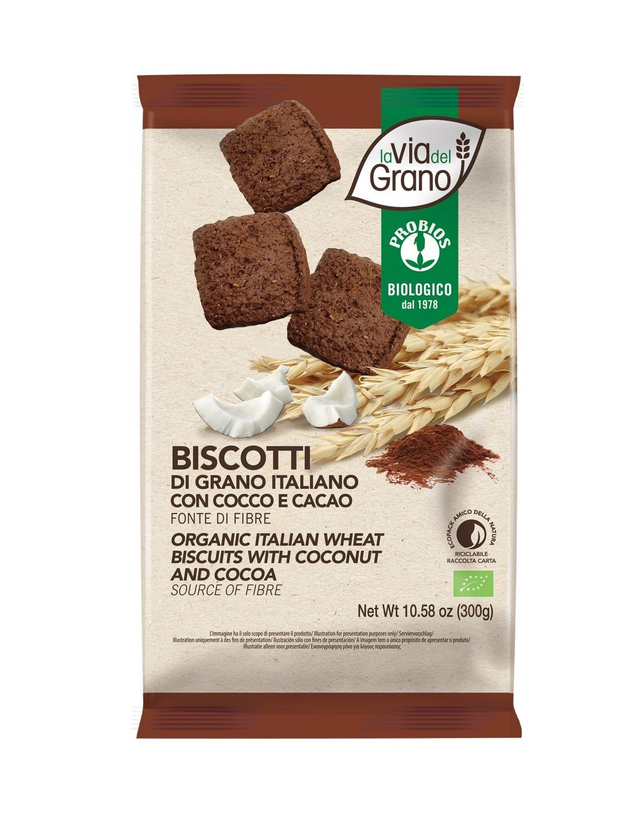 BISCOTTI COCCO-CACAO 300GR