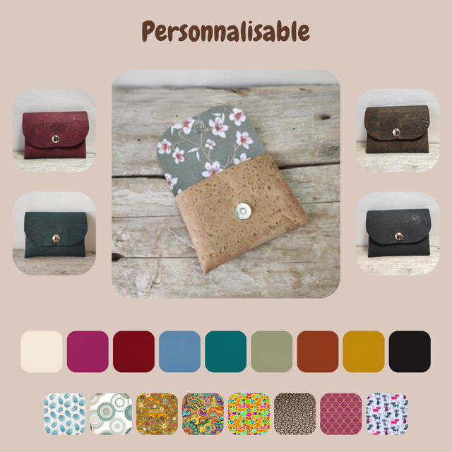 Porte Monnaie Multicartes Personnalisable