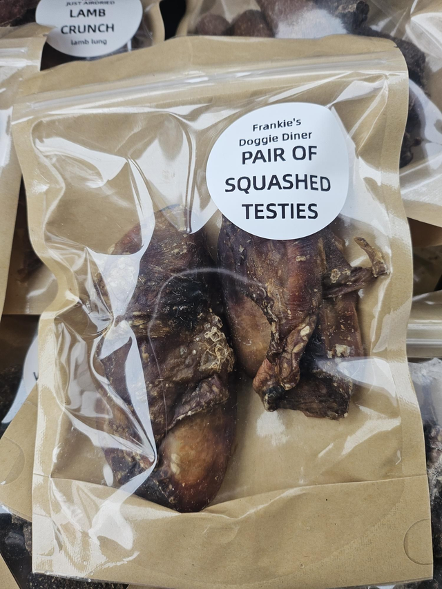 Beef Bulls Testicles   squashed l Kraft Pack