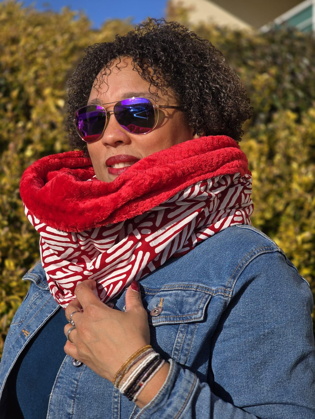 Bogolan rouge - double