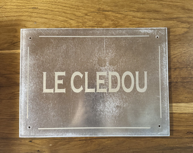 Gravures plaque de métal