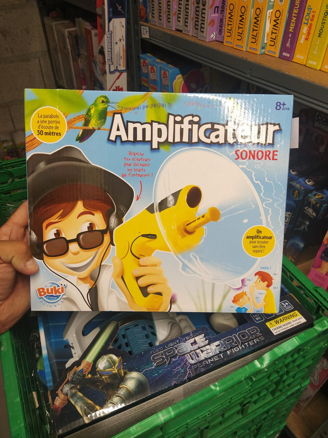 AMPLIFICATEUR SONORE ESPION