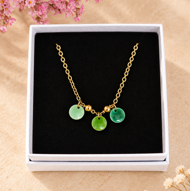Collier trio coloré