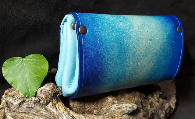 Porte Monnaie Soufflet- Cœur de Lierre