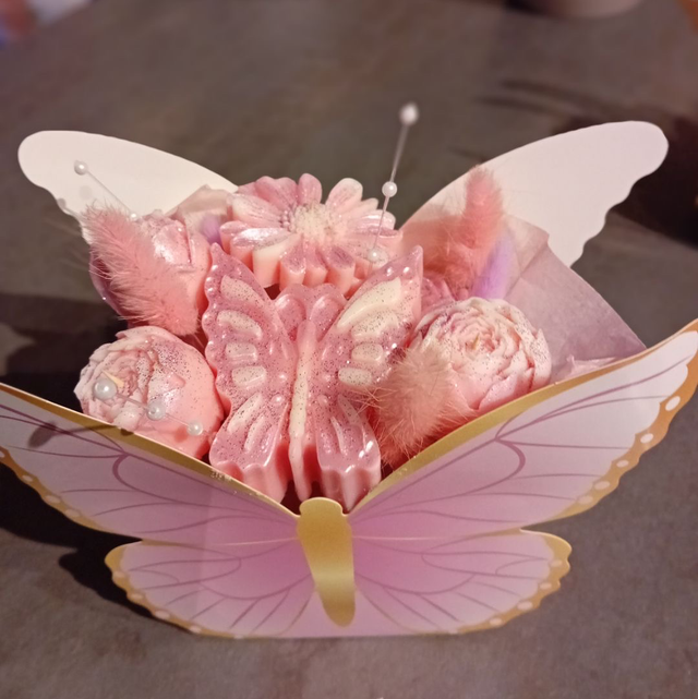 Coffret fondants papillon - Fraise 